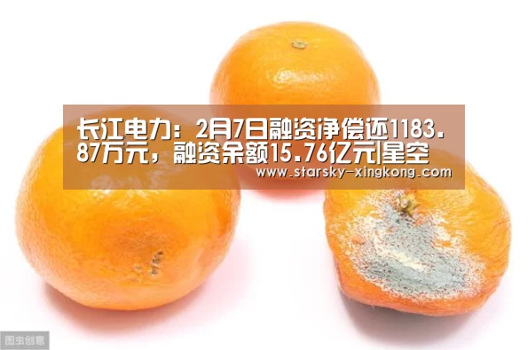 长江电力:2月7日融资净偿还1183.87万元,融资余额15.76亿元|星空娱乐(图3) 星空体育app登录
